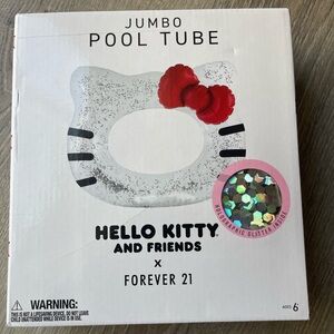Hello Kitty Jumbo Pool Tube with Red and Black Accents